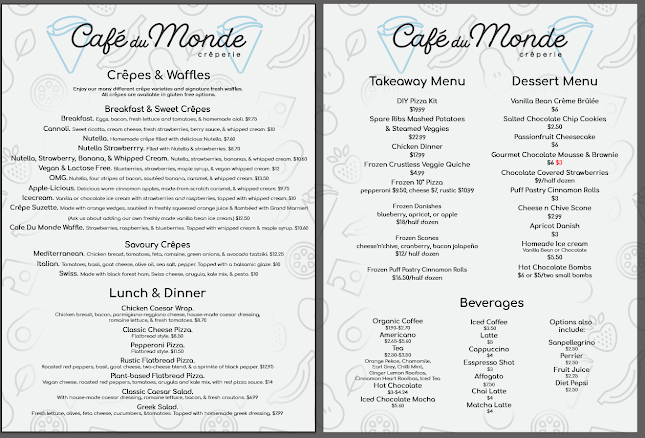 Opinii despre Café du Monde Crêperie în Cambridge - Hospitality and gastronomy