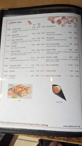 Opinii despre Pink Sushi în Moncton - Hospitality and gastronomy