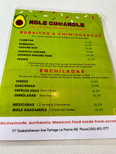 Opinii despre Mole Guacamole în Portage la Prairie - Hospitality and gastronomy