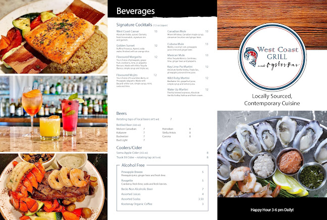 West Coast Seafood & Raw Bar Kelowna - Hospitality and gastronomy