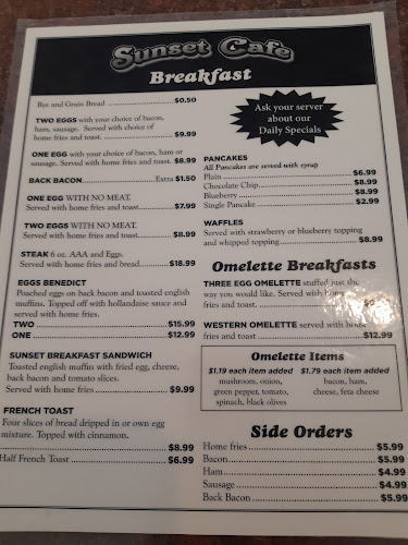 Sunset Cafe - Hospitality and gastronomy