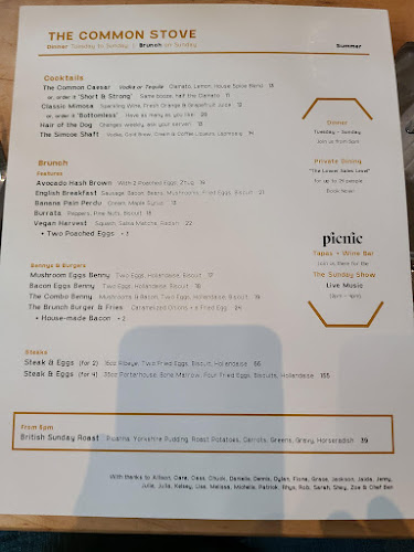 The Common Stove - Hospitality and gastronomy