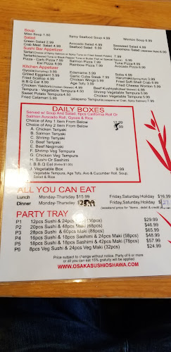 Osaka Sushi Restaurant - Oshawa