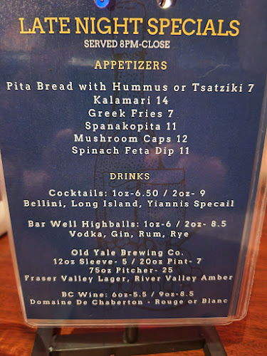 Opinii despre The Greek Islands Restaurant în Chilliwack - Hospitality and gastronomy