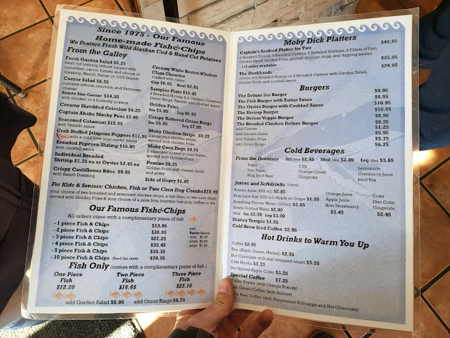 Opinii despre Moby Dick Restaurant în White Rock - Hospitality and gastronomy