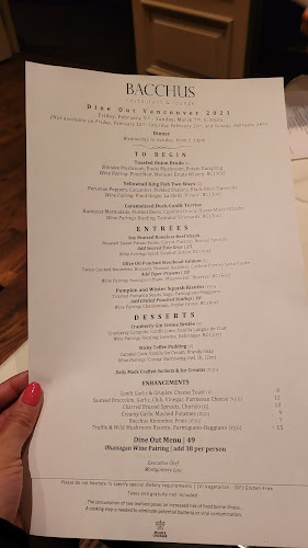 Bacchus Restaurant & Lounge - Vancouver