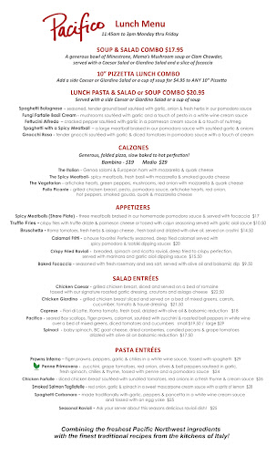 Opinii despre Pacifico Pizzeria & Ristorante în Vancouver - Hospitality and gastronomy