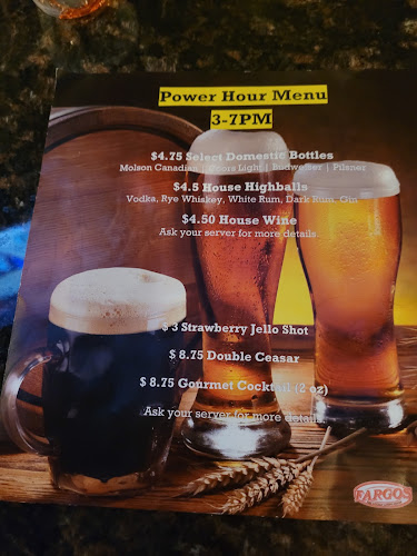 Opinii despre Fargos Restaurant and Lounge în Edmonton - Hospitality and gastronomy