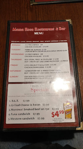 Opinii despre Mama Rosa Restaurant & Bar în Mississauga - Hospitality and gastronomy