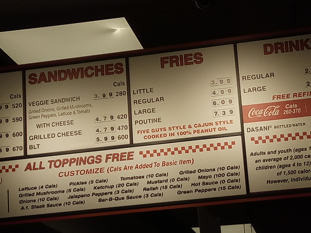 Comentarii opinii despre Five Guys