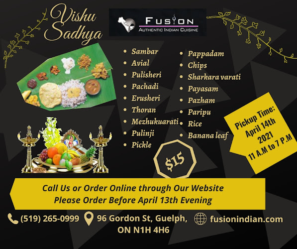 Opinii despre Fusion Authentic Indian Cuisine în Guelph - Hospitality and gastronomy