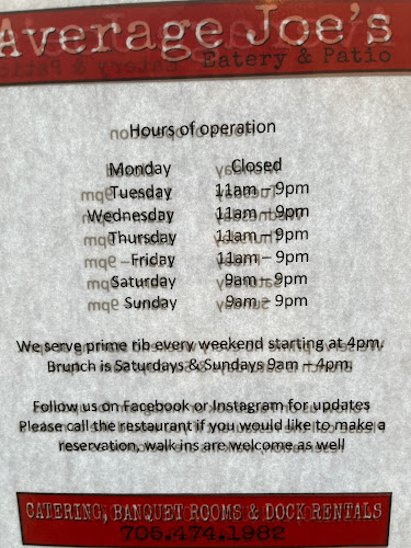 Average Joe's - Hospitality and gastronomy