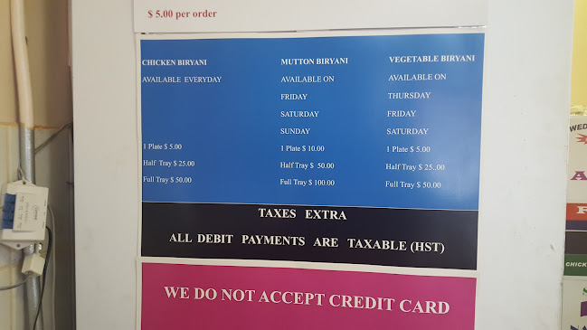 Opinii despre Bangalore Biriyani Take-out & Catering în Brampton - Hospitality and gastronomy