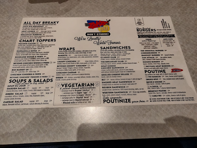 Opinii despre Zak's Diner Elgin St în Ottawa - Hospitality and gastronomy