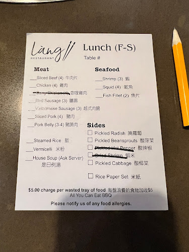 Lang Vietnamese Hot Pot & BBQ Restaurant - St. Catharines