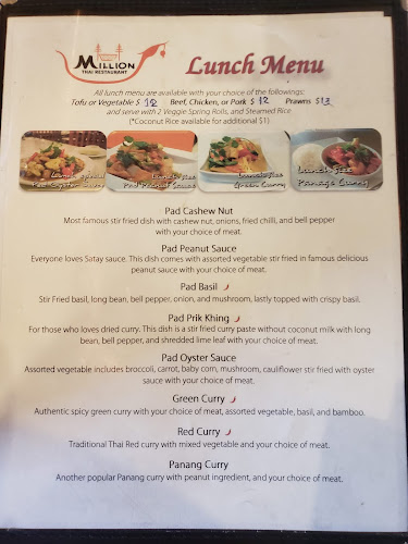 Comentarii opinii despre Million Thai Restaurant