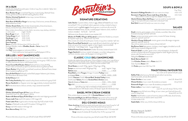 Opinii despre Bernstein's Deli în Winnipeg - Hospitality and gastronomy