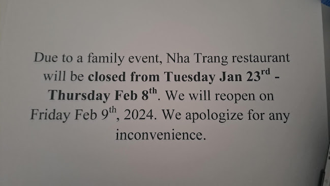 Nha Trang Restaurant - Calgary