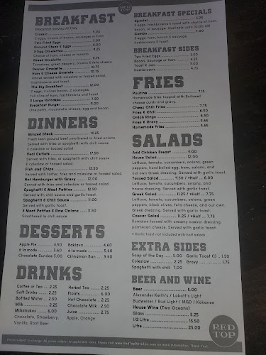 Opinii despre Red Top Drive Inn în Winnipeg - Hospitality and gastronomy