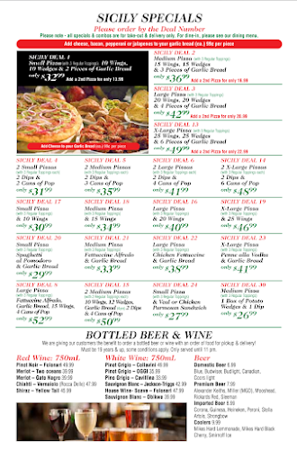 Sicilian Gourmet Pizza & Pasta - Barrie