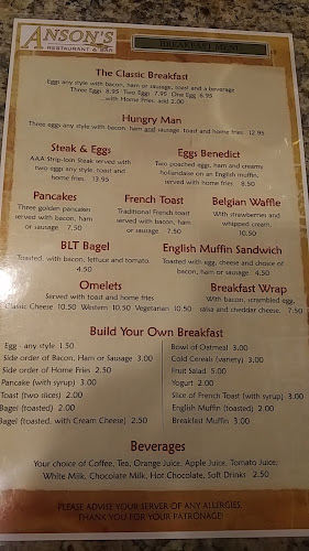 Opinii despre Anson's Restaurant & Pub în Slemon Park - Hospitality and gastronomy