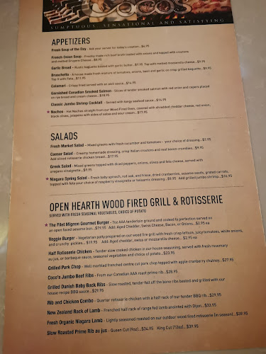 Opinii despre Coco's Terrace Steakhouse în Niagara Falls - Hospitality and gastronomy