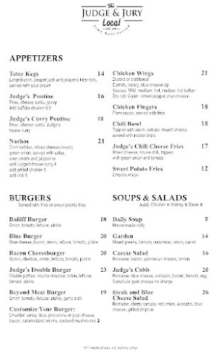 The Judge & Jury - Hospitality and gastronomy