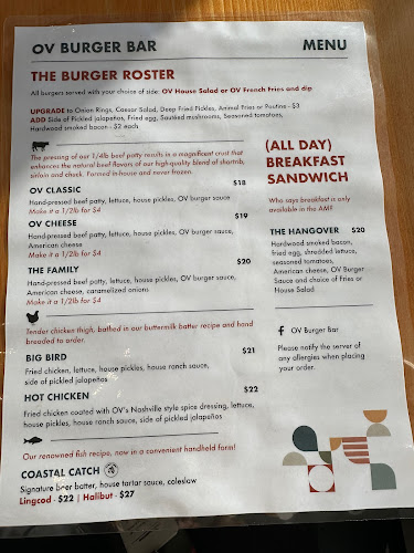 Opinii despre OV Burger Bar în Prince Rupert - Hospitality and gastronomy