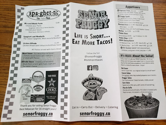 Comentarii opinii despre Señor Froggy Restaurant North Kamloops