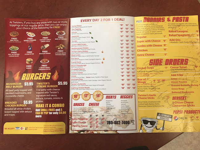 Twisters Pizza - Grande Prairie
