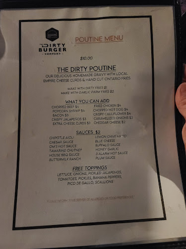 The Dirty Burger Company - Hospitality and gastronomy