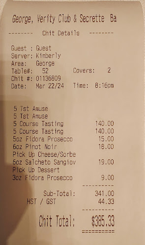 GEORGE Restaurant - Toronto