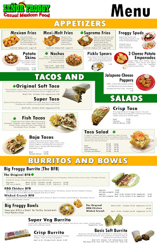 Señor Froggy Restaurant North Kamloops