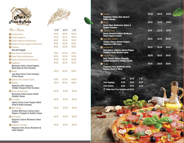 Pop's Pizza & Pasta - Coquitlam