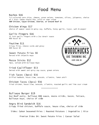 Woodchucks Axe Throwing - Hospitality and gastronomy