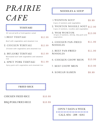 Prairie Cafe - Surrey