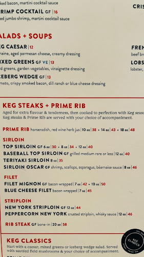 Opinii despre The Keg Steakhouse + Bar - Burnaby în Burnaby - Hospitality and gastronomy