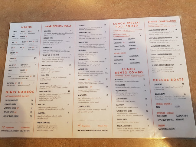 Akari Japanese Restaurant - Delta