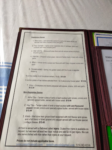 East African Cafe - Kitchener