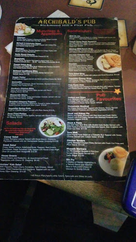 Comentarii opinii despre Archibald's Neighbourhood Pub