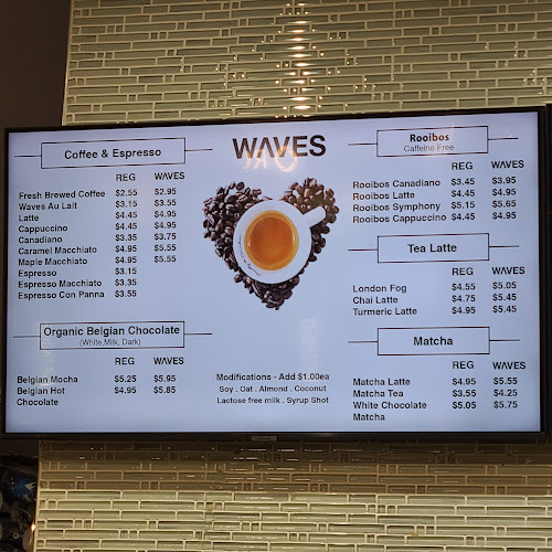 Opinii despre Waves Coffee House - Coquitlam Center în Coquitlam - Hospitality and gastronomy
