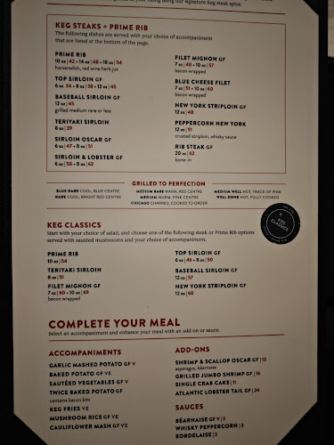 The Keg Steakhouse + Bar - Park Royal - Hospitality and gastronomy