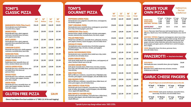 Opinii despre Tony Pepperoni Gourmet Pizza - Fredericton North Side în Fredericton - Hospitality and gastronomy
