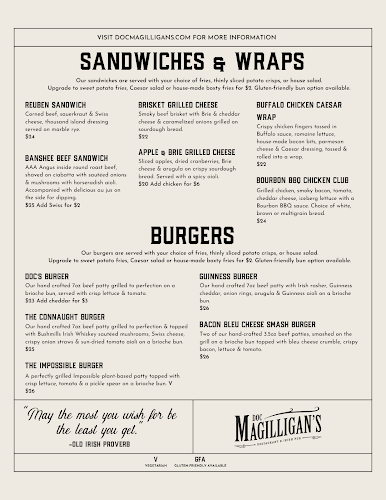 Doc Magilligan's Restaurant & Irish Pub - Hospitality and gastronomy