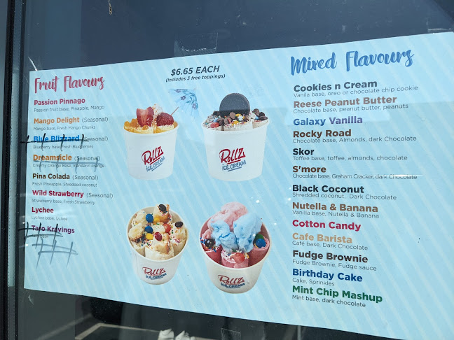 Opinii despre Rollz ice cream (North Park Drive, Brampton) în Brampton - Hospitality and gastronomy