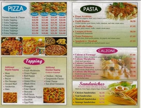 Fresca Pizza and Pasta