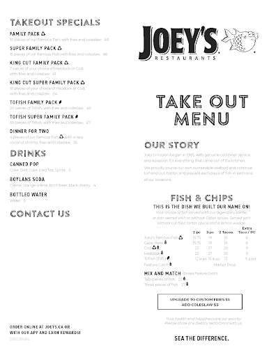 Opinii despre Joey’s Seafood Restaurants în Kamloops - Hospitality and gastronomy