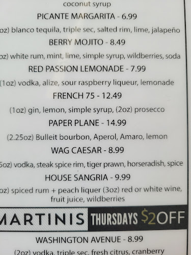 Washington Avenue Grill - Hospitality and gastronomy