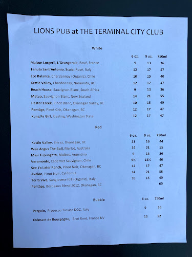 Opinii despre Lions Pub în Vancouver - Hospitality and gastronomy