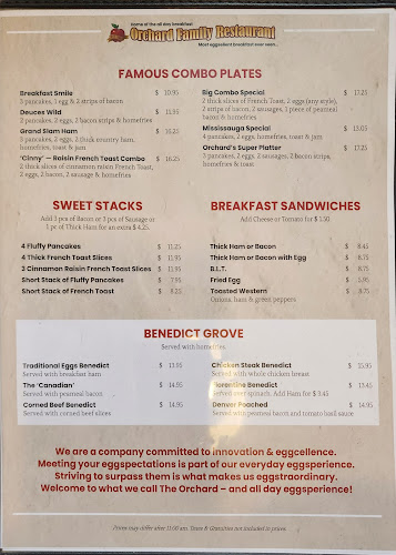 Orchard Family Restaurant (All Day Breakfast)